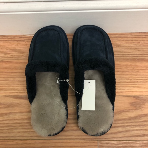 NukNuuk | Men's Leather Slippers | Blue | Various Sizes - Picture 3 of 4